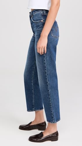 Image of Levi's Womens Premium Ribcage Straight Ankle Jeans