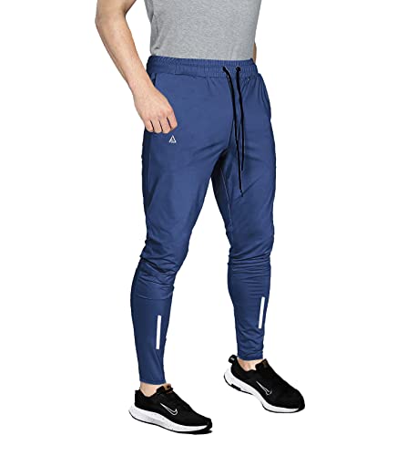 Image of AVOLT Men Slim Fit Lycra Blend Track Pants