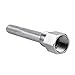 Termopozo, roscas NPT de 1/2"Acero inoxidable 201 Termopozo de preparación Termopozo Kit de termómetro para sensores de temperatura