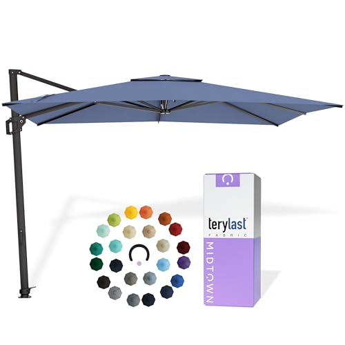 Image of Midtown Umbrellas Grande Square - 9 x 9 Ft Cantilever Umbrella