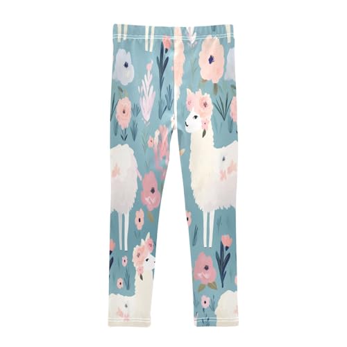 Bolaz Toddler Girls Leggings Printed Yoga Pants Leggings Pink Hiar Sheep for Kids2