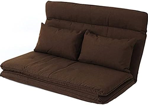 Walnut Living Room Chair Sofa Bed Furniture Floor Fashion Leisure Fabric Reclining Futon Sofa Chair Bed