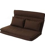 Walnut Living Room Chair Sofa Bed Furniture Floor Fashion Leisure Fabric Reclining Futon Sofa Chair