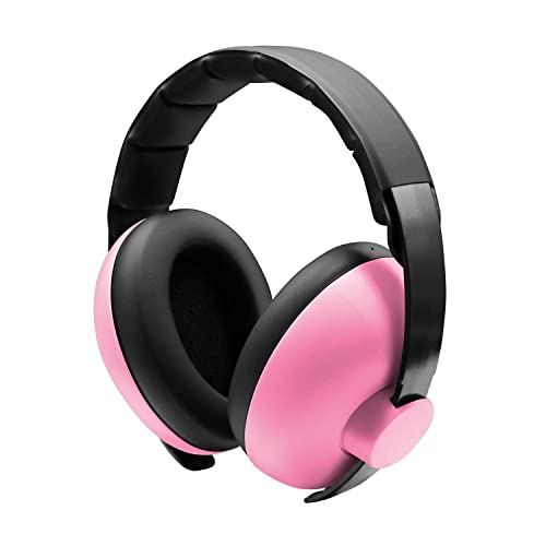 WHISKET Baby Ear Protection Baby Noise Cancelling Headphones Baby Ear Muffs Adjustable Noise Reduction Earmuffs for Babies Toddlers Infants 0-3 Years [pack of 1]