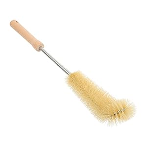 POPETPOP Natuurlijke Flessenborstel Cleaner Houten Handvat Water Borstel Voor Smalle Hals Bier Wijn Decanter Baby Fles…