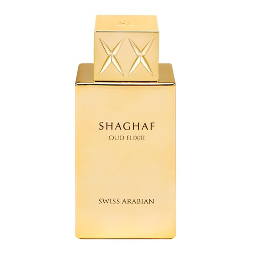 Swiss Arabian Shaghaf Oud Elixir Eau de Parfum 75ml Premium Quality Perfume Women and Mens Fragrance Oud Gourmand Amber Luxurious Blend Perfumes for Men and Women