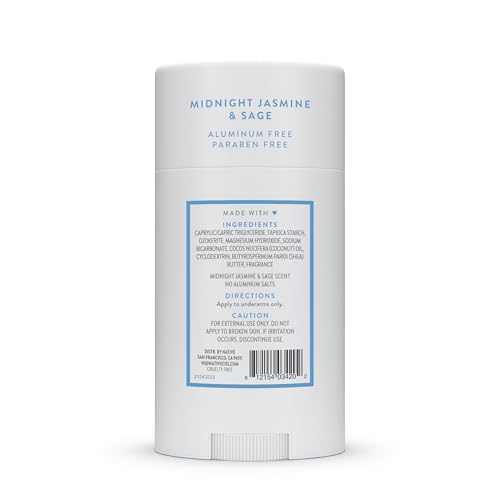 Native Deodorant Contains Naturally Derived Ingredients, 72 Hour Odor Control, Deodorant for Women and Men, Aluminum Free, Midnight Jasmine & Sage 2.65oz - image 9