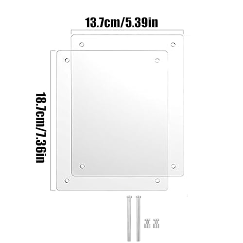 Cadre de fleurs séchées déco murale durable pour masquer mur vide - 6
