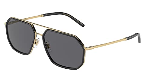 Dolce & Gabbana Lunettes de Soleil DG 2285 Gold Grey/Grey 60/15/145 homme