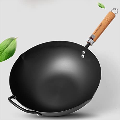 Wok tradicional antiadherente con mango desmontable miniatura 2