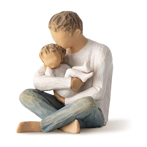 Figura de padre e hijo Willow Tree Cover