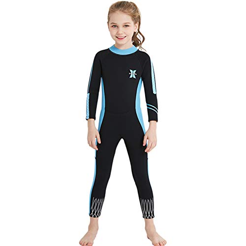 Zeraty Kids Neoprenanzug 2,5 mm Neopren Kids Full Neoprenanzug Neopren Thermal Badeanzug Mädchen Jungen Jungen Surfen Kajak Tauchanzug für den Sport Cover