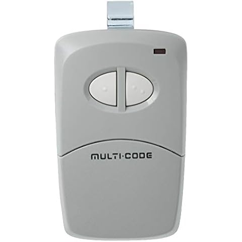 Linear MCS412001 Multi-Code 2-Channel Visor Transmitter, Original Version,Soft Gray Cover