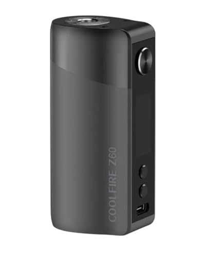 Innokin CoolFire Z60 Mod - E Cigarette Starter Mod Long Lasting 2600mAh Battery 5-60W MTL & DTL Vaping Variable Wattage Coil+ Mode Refresh Mode No Nicotine [Gunmetal]