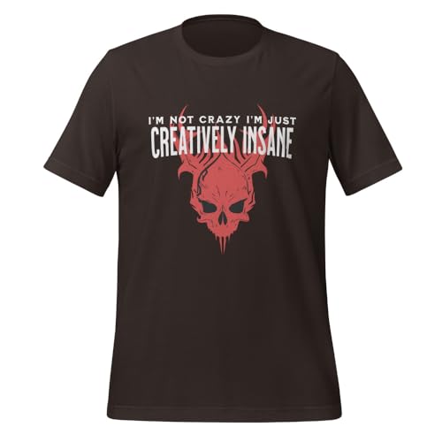 T-shirt créatif insane graphisme crâne pour look streetwear original