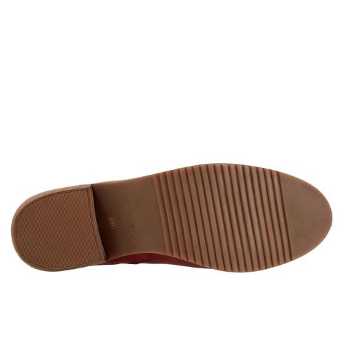 SoftWalk Women's Boot Ballet Flat, Navy Patent, 8 Wide3