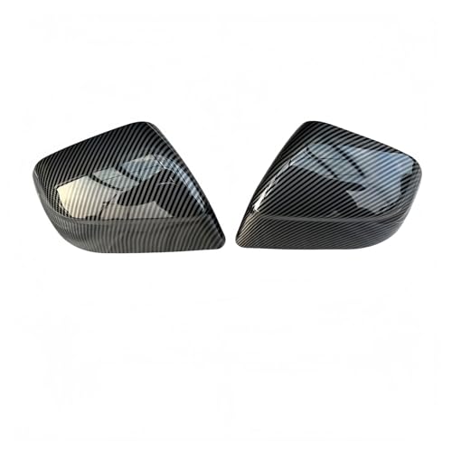 Coque rétroviseur carbone brillant pour Tesla Model Y 2025 sur la route des vacances