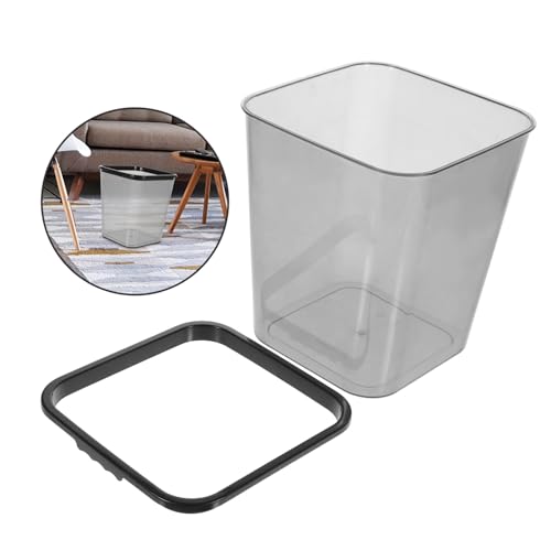Cesto rectangular de plástico para basura 10 galones miniatura 7