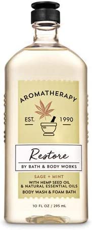 Amazon.com : Aromatherapy Restore Sage + Mint Body Wash & Foam ...