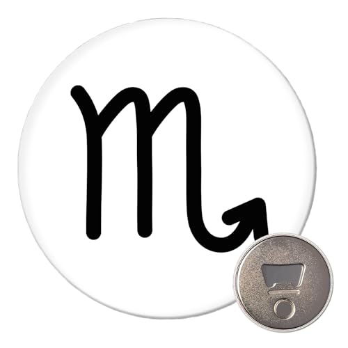 Huuraa magnete Scorpione Regalo magnete per frigorifero 59mm apribottiglie Scorpione Presente