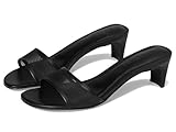Steve Madden Women's Patsy Heeled Sandal, Black Mesh, 8