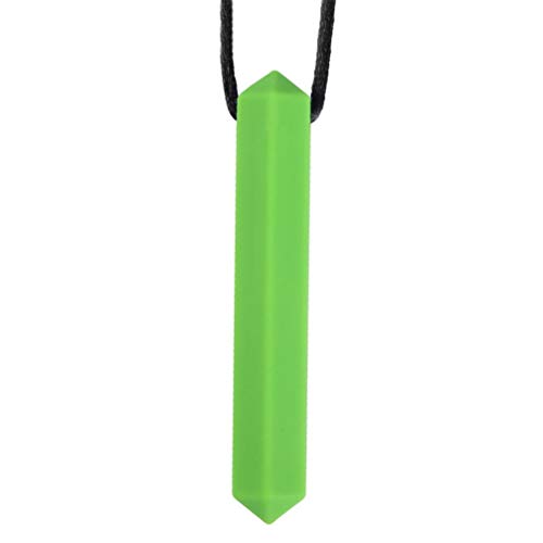 HEALLILY Colar de Borracha de Silicone Que Mastiga O Brinquedo Chew Chew Colar Sensorial Pendant Col
