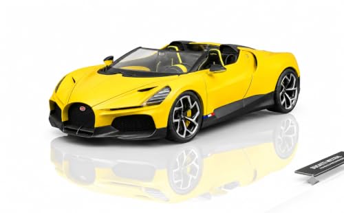 Image of Umadiya Bugatti W16 Mistral Sports Car SUV Car 1:32 Scale Model Exclusive Alloy Metal Pull Back Die-cast Metal Pullback Toy Openable Doors & Light Music Best Gifts Kids【Colors as Per Stock 】