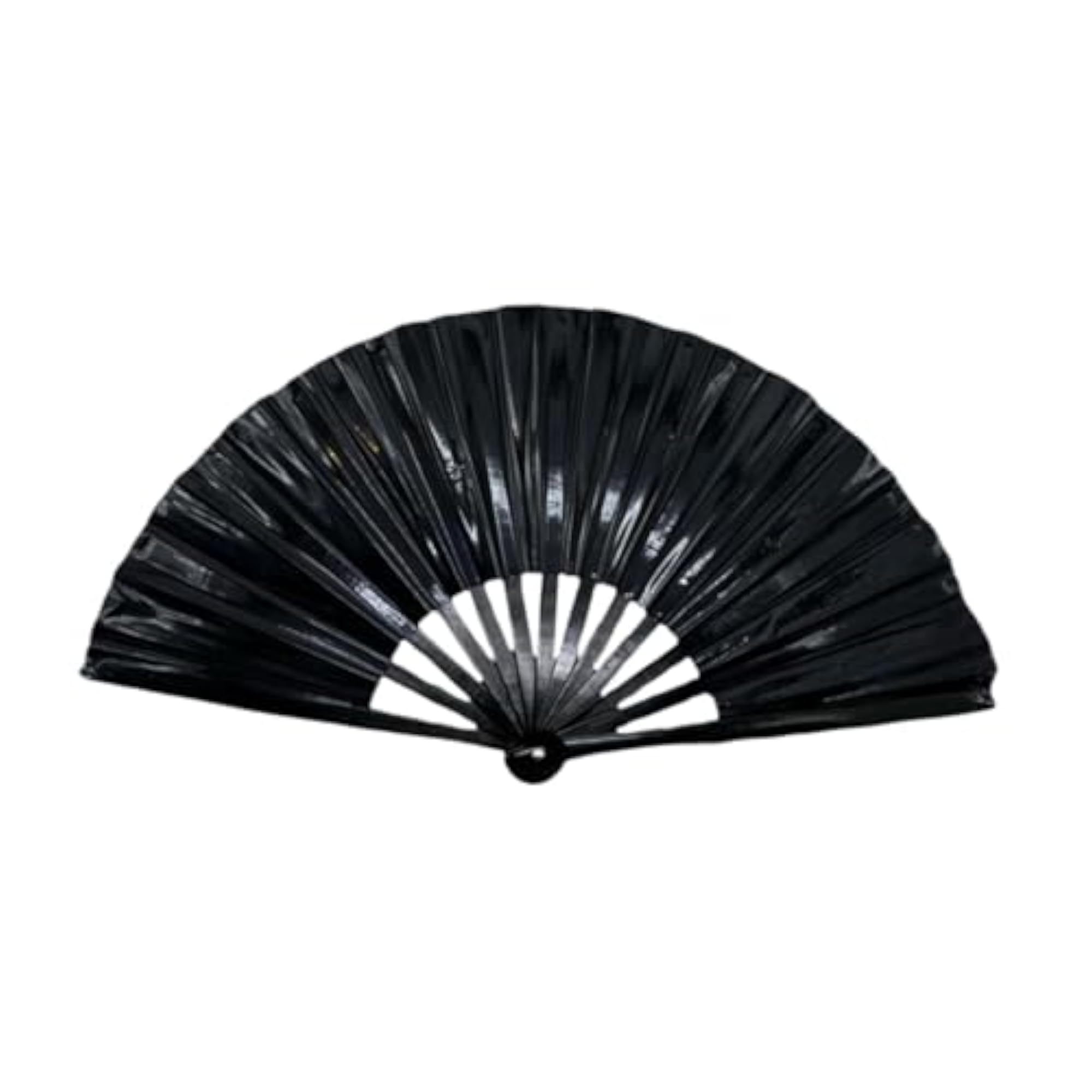 Folding Dancing Fan for Carnival Performance, Black