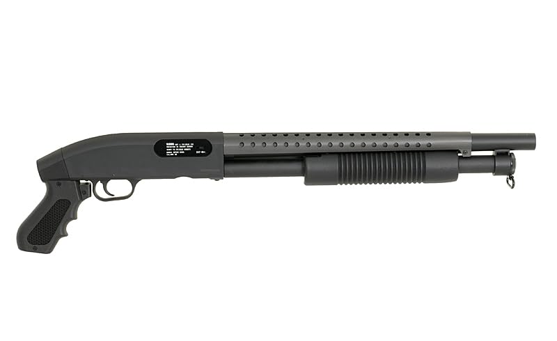 Escopeta de Airsoft M58B de Doble Eagle, Acción Manual, Potencia 1 Julio, Plástico y Aluminio, 675 mm, 1 Cargador de 14 Bolas