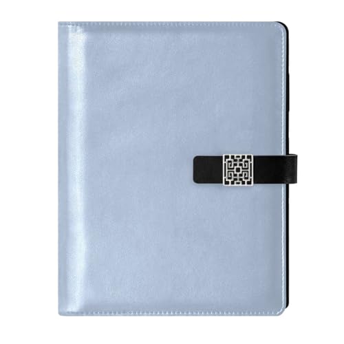 Carnet en cuir bleu clair compact pour noter vos idées en voyage