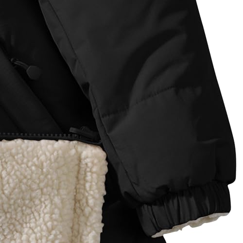 Mens Puffer Jacket Lightweight Fleece Lined Down Coat Stand Collar Quilted Jacket Zip up Padded Coat Warm Winter Coats3
