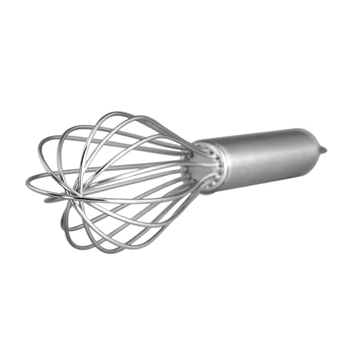 Batidor de alambre de globo de acero inoxidable de 8 pulgadas batidor Manual for huevos mezclador de cocina utensilio for hornear crema de leche mantequilla cocina conveniente