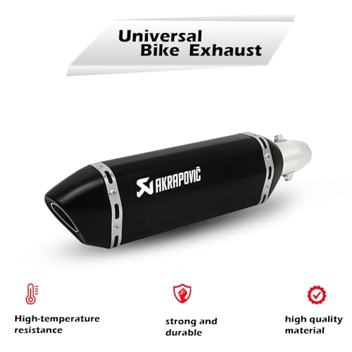 Vagary Store Vagary Akraphovic Exhaust Silencer Black - Image 3