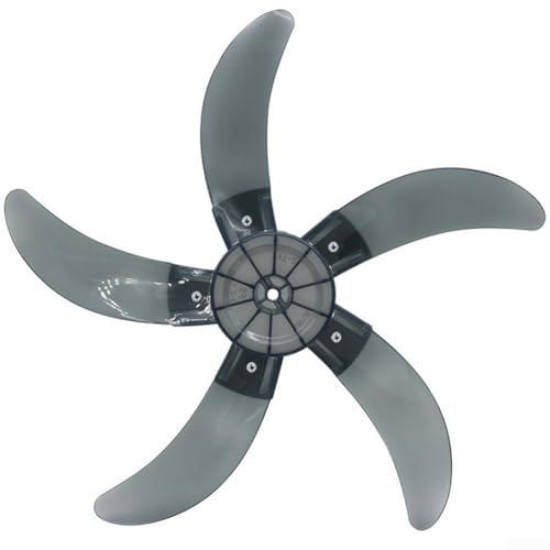 Ventilateur de 45,7 cm de rechange en plastique, pour ventilateur de table vertical, ventilateur de sol en polypropylène gris, 450 mm, accessoire silencieux compatible avec les ventilateurs muraux – vue 2