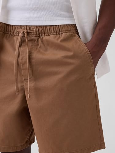 Image of Gap Men Solid Regular Fit Mid Rise Shorts