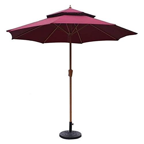 Parasolas al Aire Libre de 270 cm CLSDRZC con manivela para jardín
