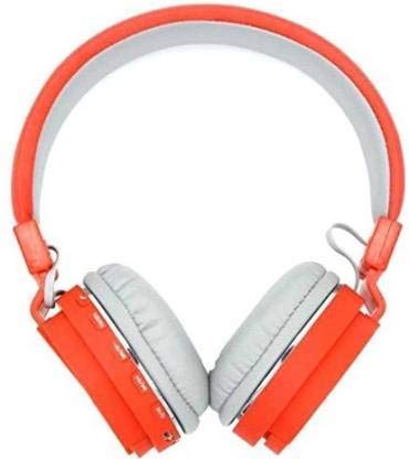Zoomlion Wireless/Bluetooth Headphone SH-12 Crystal Clear Sound Deep Bass Support FM and SD Card Slot with Music and Calling Controls Adjustable Pads for Small and Big Head(Random Colour)