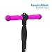 Hover-1 Vivid Folding Kick Scooter for Kids (5+ Year Old) | Features Lean-to-Turn Axle, Solid PU Tires & Slim-Design, 110 LB Max Load Capacity, Safe, Pink