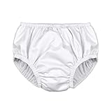 i play. Toddler Kids Pull-up Reusable Absorbent Swim Diaper, White, 3T