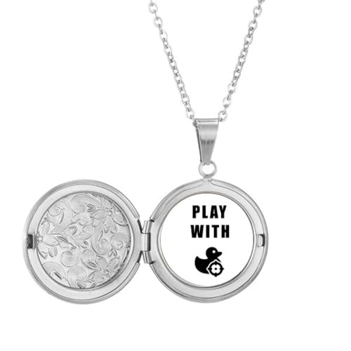 no/no Duck Cruise Art Deco - Collar con medallón de moda, joyería para regalo de cumpleaños