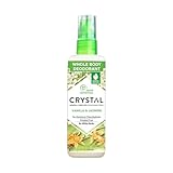 CRYSTAL Deodorant Mineral Deodorant Spray, Vanilla Jasmine, 4.0 oz, White (41991)