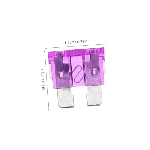 Kit de fusibles automotrices Unomor, 150 piezas, formato bajo, para autos, camiones, RV y motocicletas, reemplazo rápido, surtido compacto con caja de almacenamiento para fácil acceso miniatura 2