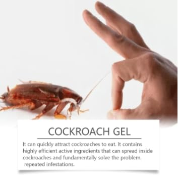 Potente cebo de Gel para cucarachas, listo para usar, 1 unidad