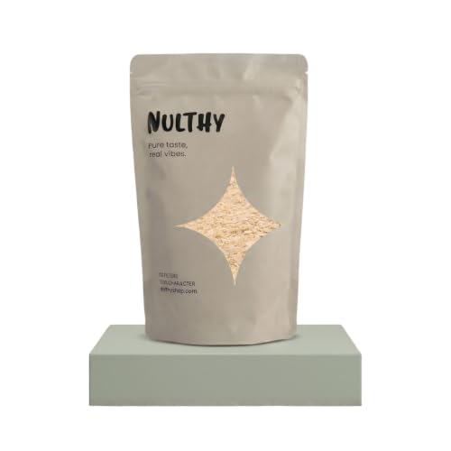 NULTHY 1kg - Levadura Nutricional, Copos de Levadura Inactiva, Fuente de Proteína y Fibra, Sabor Queso Suave