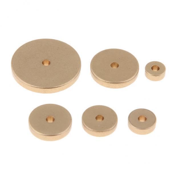 Bnf® 2x6pcs/set Leather Solid Brass Circle Margin DIY Leather Wide Bore|Crafts | Leathercrafts | Leathercraft Tools | Other Leather Tools-image-29