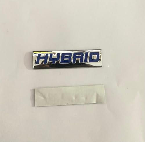 Image of Emblems for Car & Bike Metal Lo.go and Grill Me.tal Lo.go, Auto Accessories for Car Emblem 3D Badge Auto Racing Sport Sticker Grand Tourer Decal. (Hybrid Chrome Blue Sticker)
