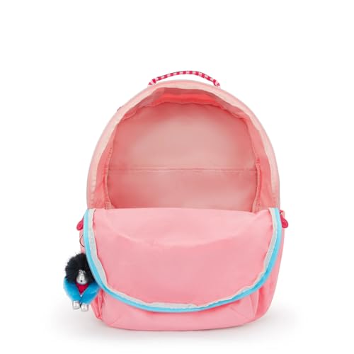 Image of Kipling Women's Seoul Extra Large Fc 17 inch Laptop Backpack, Durable, Roomy with Padded Shoulder Straps, Built-In Protective Sleeve