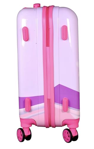 Image of ADSON Abs Kids Trolley 360 Rotating Luggage 360 Degree Wheels Non-Breakable 20 Inch Kids Hardsided Suitcase with 4 Wheels, 360 Degree Wheel Travel Trolley Bag (Purple Space Astronaut)