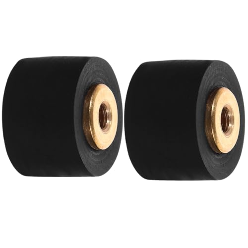 DOITOOL Rodillo de Presión de Goma para Grabadora de Cassette, Resistente al Desgaste y Fácil de Instalar, Paquete de 2 Piezas para Amplificador y Reproductor de Audio