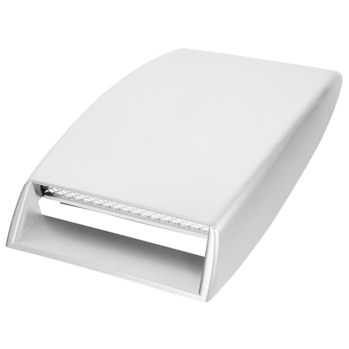 ledmomo ダミーダクトエアーダクト 車装飾 ABS製 飾り付け ボンネット スクープ 車用ボンネット 汎用 銀色